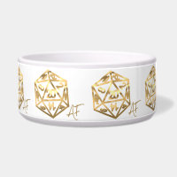 RPG Crit AF | Gold Fantasy Tabletop PnP Gamer Dice