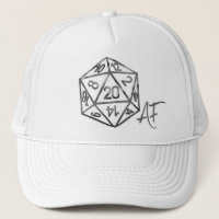 RPG Crit AF | Silver Fantasy Tabletop Gamer Dice