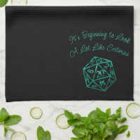 RPG Critmas | Teal Green Tabletop Roleplayer Dice