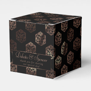 RPG Dice   Copper Fantasy Tabletop Gamer Custom Favour Box