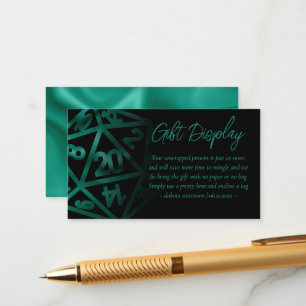 RPG Dice   Emerald Tabletop Gamer Gifts on Display Enclosure Card