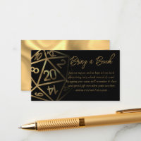 RPG Dice | Gold Fantasy PnP Tabletop Book Request