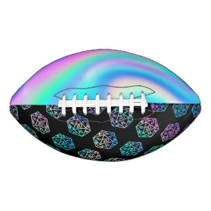 RPG Dice Holo Old School Tabletop Role Player Football