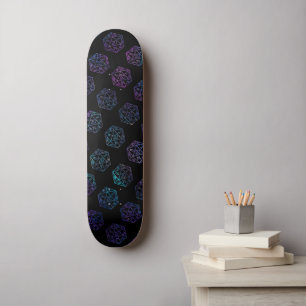 RPG Dice   Nebula Fantasy Retro Tabletop PnP Gamer Skateboard