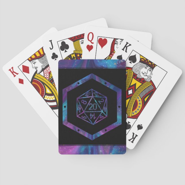 RPG Dice | Nebula Old School Tabletop Role Player Playing Cards (Back)