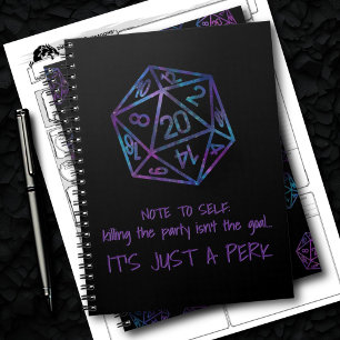 RPG DM Humour   Nebula Killing the Party is a Perk Notebook