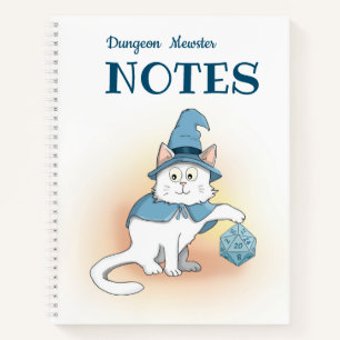 Rpg Dungeon Mewster Cat Notebook