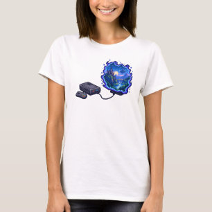 RPG Fantasy Video Game Console Portal Art T-Shirt