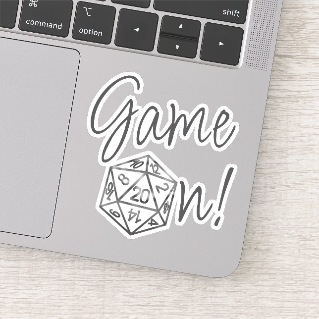 RPG Game On | Classic Tabletop PnP Roleplayer Dice (Detail)