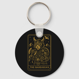 Rpg Gamer Rrian D20 Dice Nerdy Geek Cat Men Women Key Ring