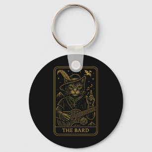 Rpg Gamer The Rd D20 Dice Nerdy Geek Cat Men Women Key Ring