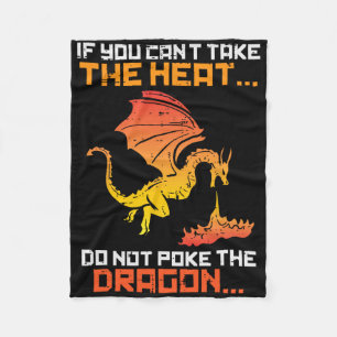 Rpg Gamer You Cant Take The Heat Funny Men Boys Ki Fleece Blanket