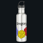 RPG Gaming Dice, Board, Fantasy Games Personalised 710 Ml Water Bottle<br><div class="desc">This water bottle has colourful illustrations of fantasy game style dice with 4-sided,  12-sided and 20-sided dice. Above the graphic is a spot to add a name or other custom text. Perfect for fans of different RPG games and board games.</div>