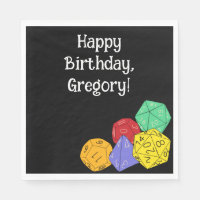 RPG Gaming Dice, Board, Fantasy Games Themed Party