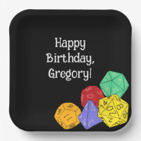 RPG Gaming Dice, Board, Fantasy Games Themed Party