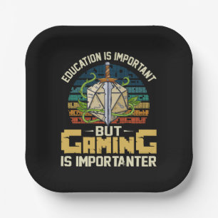 rpg gaming is importanter paper plate