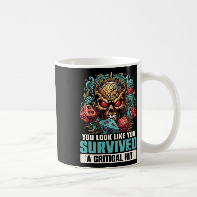 Rpg Gaming Role Playing D20 Tabletop Games Funny R Coffee Mug (Right)
