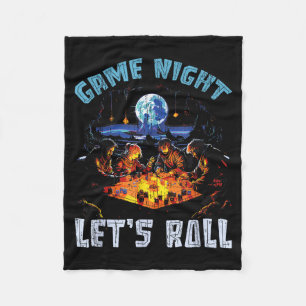 Rpg Gaming Role Playing D20 Tabletop Games Funny R Fleece Blanket