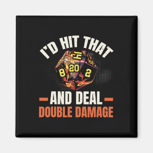 Rpg Gaming Role Playing D20 Tabletop Games Funny R Magnet