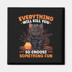 Rpg Gaming Role Playing D20 Tabletop Games Funny R Magnet