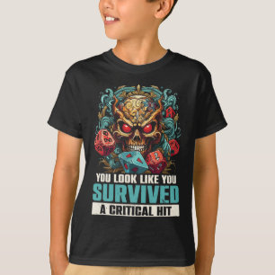 Rpg Gaming Role Playing D20 Tabletop Games Funny R T-Shirt