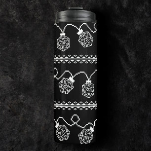 RPG Lights Classic   Fantasy Tabletop Gamer Dice Thermal Tumbler