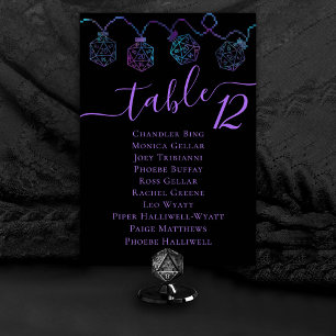 RPG Lights   Nebula Fantasy Tabletop Guest Name Table Number