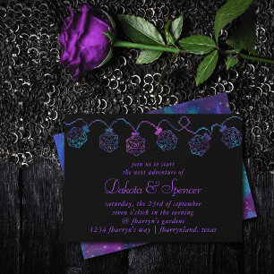 RPG Lights   Nebula Tabletop PnP Role Player Dice Invitation