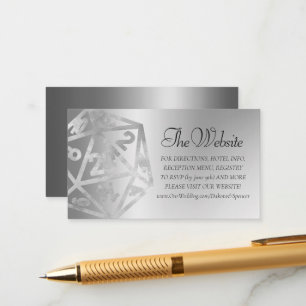 RPG Luxe   Fantasy Tabletop Gamer Event Website Enclosure Card