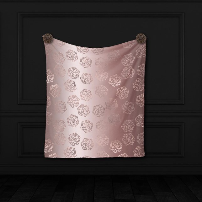 RPG Luxe | Mauve Fantasy Tabletop Dice Photo Booth Tapestry (Creator Uploaded)