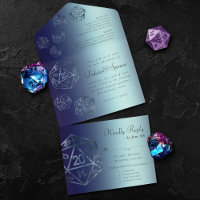 RPG Luxe | Navy Fantasy Tabletop Gamer Dice Entree