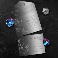 RPG Luxe | Onyx Sheen Fantasy Tabletop Gamer Dice