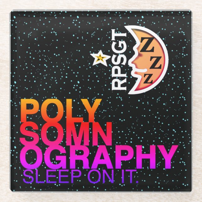 RPSGT POLYSOMNOGRAPHY COASTER by SlipperyWindow (Front)