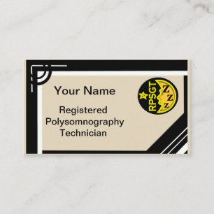 RPSGT SLEEP POLYSOMNOGRAPHY by Slipperywindow Business Card