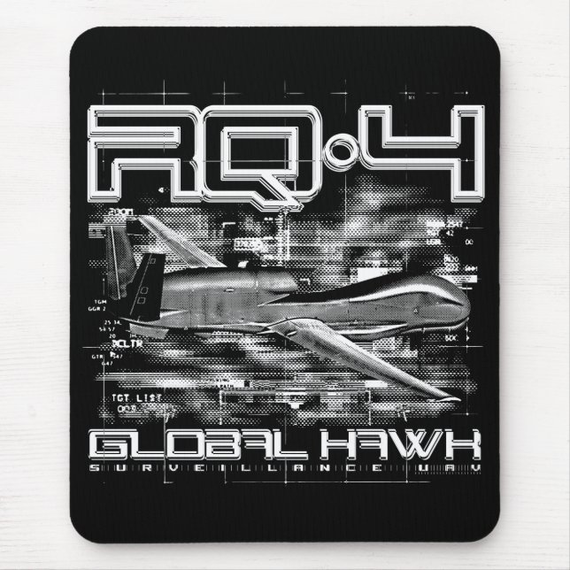 RQ-4 Global Hawk Mouse Pad (Front)