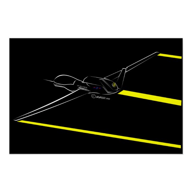RQ-4A Global Hawk Print (Front)