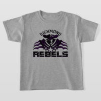RR 03 | Black Rebel Logo Kids Grey