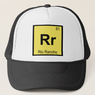 Rr - Rio Rancho New Mexico Chemistry Symbol City Trucker Hat