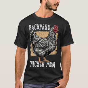 Rred Rock Chicken Mum Ckyard Plymouth Hen Vintage T-Shirt