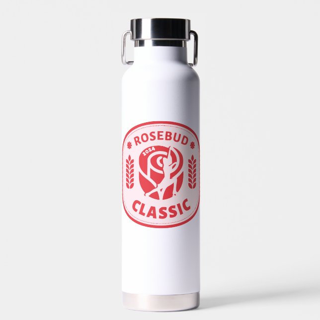 RRFSC 2024 Rosebud Classic Water Bottle (Front)