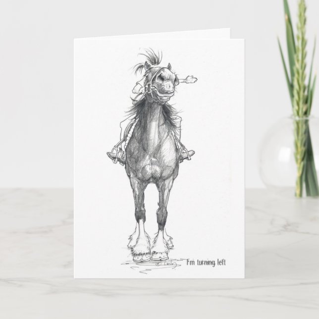 RS01 "Equestrian road signals" card (Front)