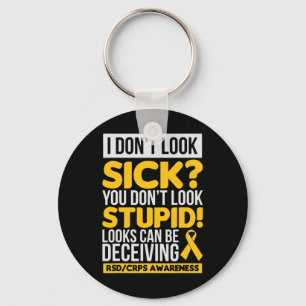 Rsd Awareness Crps Awareness Gift Key Ring