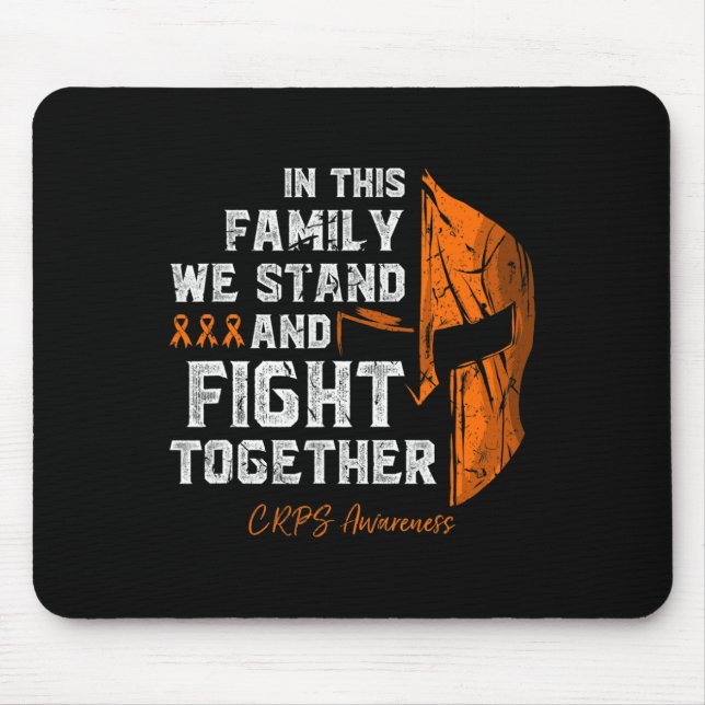 Rsd-crps Awareness Family Support Spartan Warrior  Mouse Pad (Front)