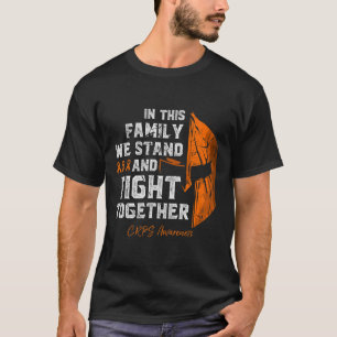 RSD-CRPS Awareness Family Support Spartan Warrior T-Shirt