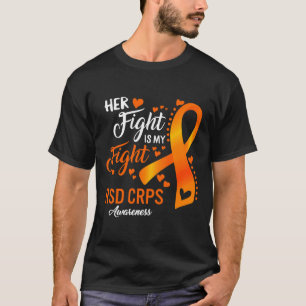 Rsd Crps Awareness Her Fight Orange Ribbon Complex T-Shirt