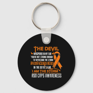 Rsd Crps Awareness I Am The Storm Devil Key Ring