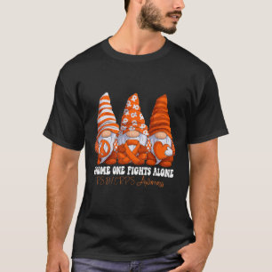 RSD CRPS Awareness Month Orange Ribbon Gnomies Sup T-Shirt