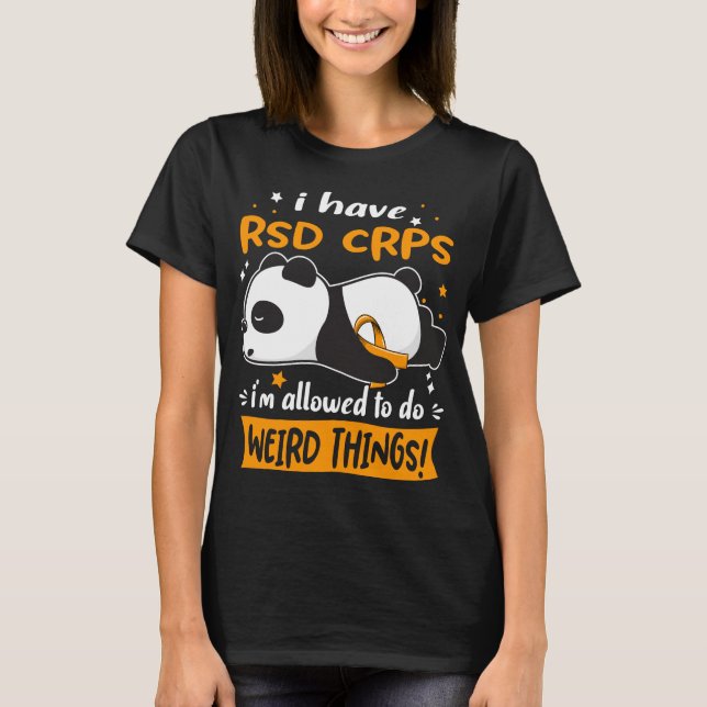RSD CRPS Awareness Month Ribbon Gifts T-Shirt (Front)
