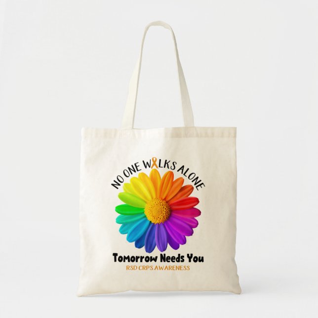 RSD CRPS Awareness Month Ribbon Gifts Tote Bag (Front)