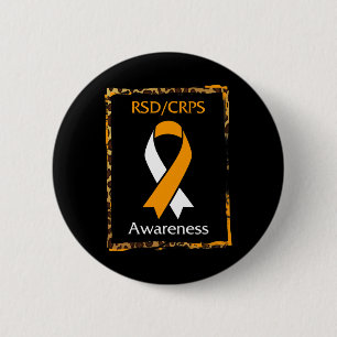 Rsd Crps Complex Regional Pain Syndrome Awareness  6 Cm Round Badge